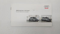2009 Audi A4 Owners Manual Book Guide OEM Used Auto Parts - Oemusedautoparts1.com