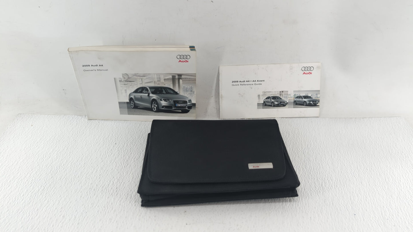 2009 Audi A4 Owners Manual Book Guide OEM Used Auto Parts - Oemusedautoparts1.com
