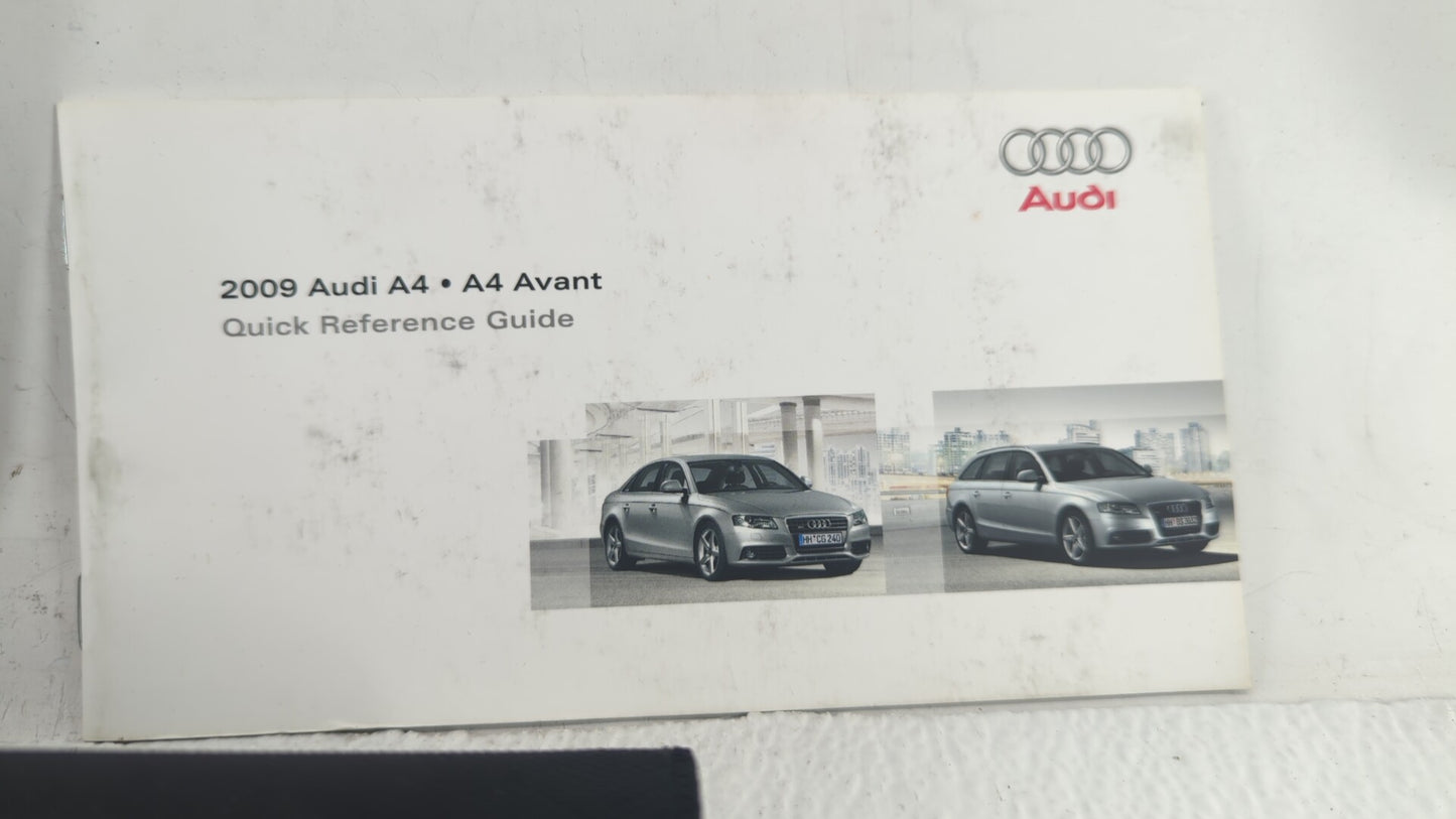 2009 Audi A4 Owners Manual Book Guide OEM Used Auto Parts - Oemusedautoparts1.com