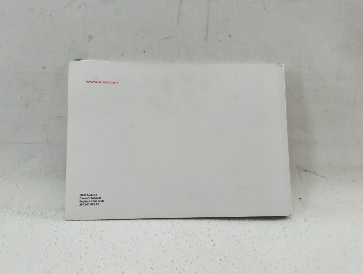 2009 Audi A4 Owners Manual Book Guide OEM Used Auto Parts - Oemusedautoparts1.com