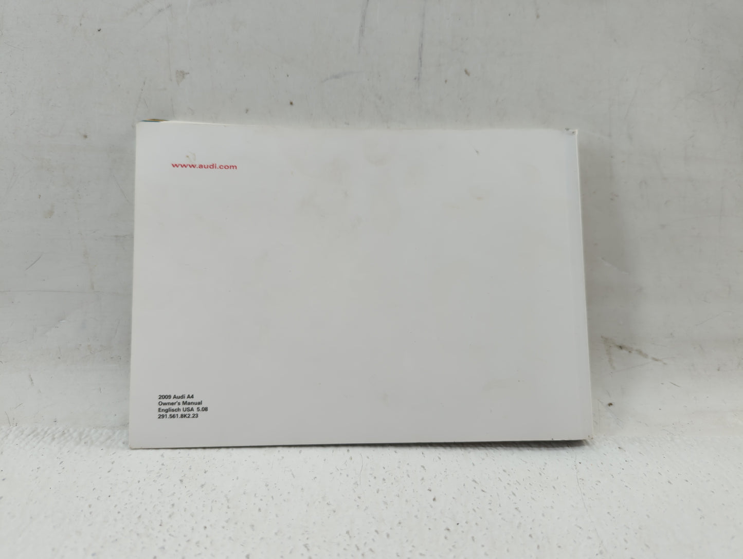 2009 Audi A4 Owners Manual Book Guide OEM Used Auto Parts - Oemusedautoparts1.com
