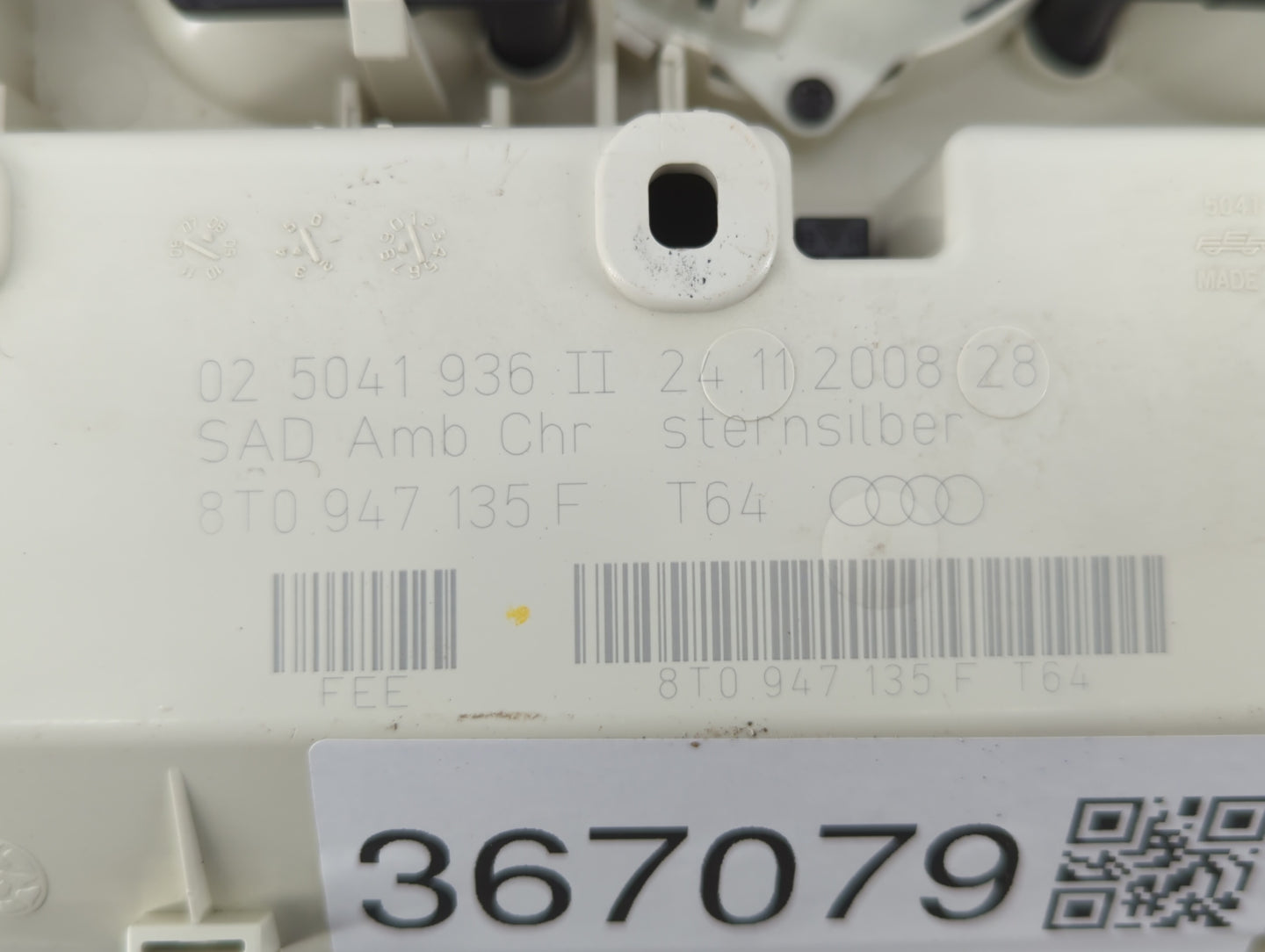 2009 Audi A4 Overhead Roof Console - Oemusedautoparts1.com