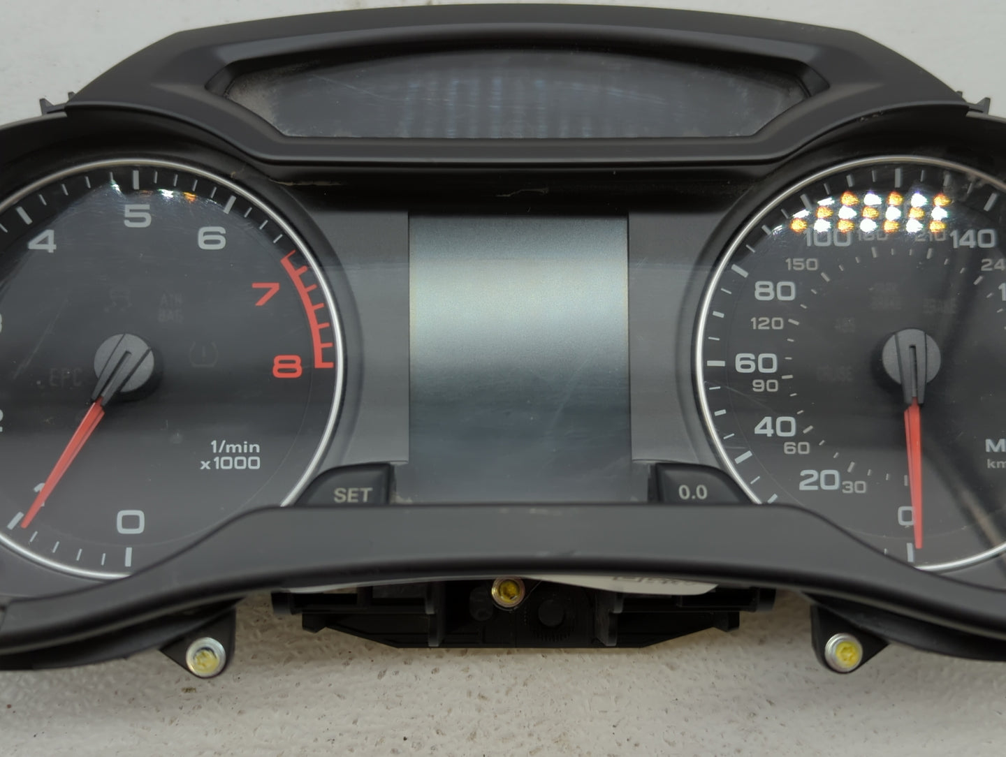 2009 Audi A4 Instrument Cluster Speedometer Gauges P/N:555.001.620.5 Fits Fits 2004 2005 2006 OEM Used Auto Parts - Oemuseda