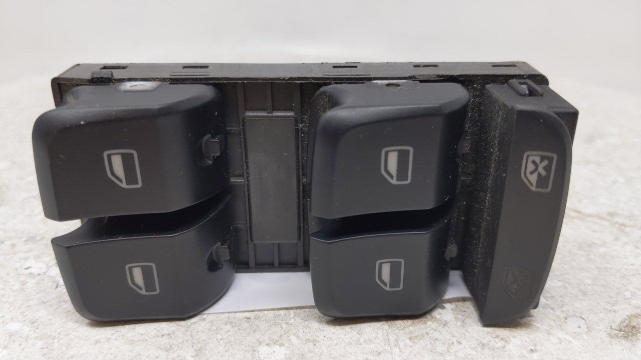 2009 Audi A4 Master Power Window Switch Replacement Driver Side Left Fits OEM Used Auto Parts - Oemusedautoparts1.com