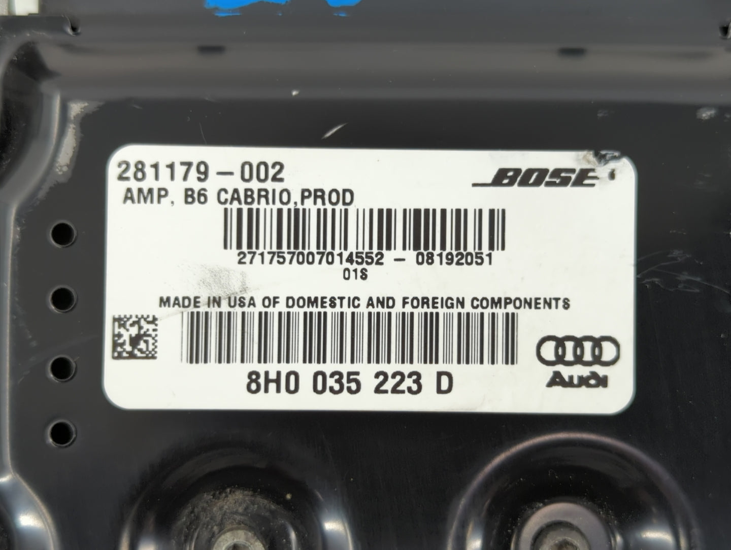 2009-2009 Audi A4 Am Fm Cd Player Radio Receiver - Oemusedautoparts1.com