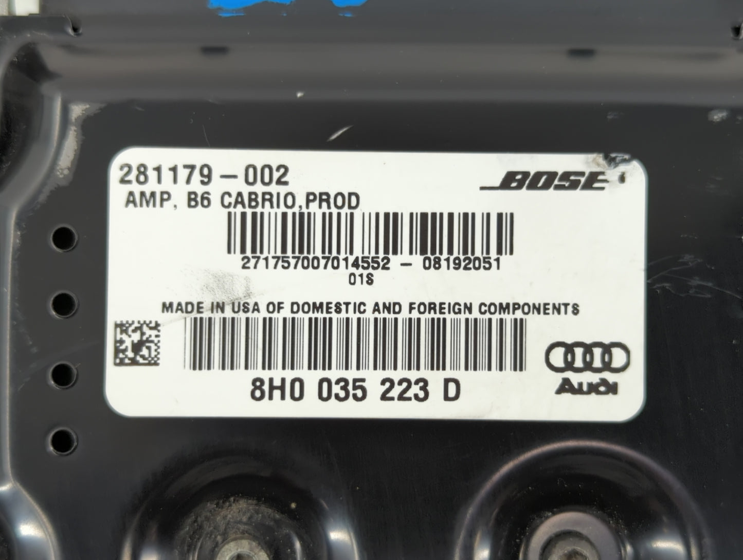 2009-2009 Audi A4 Am Fm Cd Player Radio Receiver - Oemusedautoparts1.com