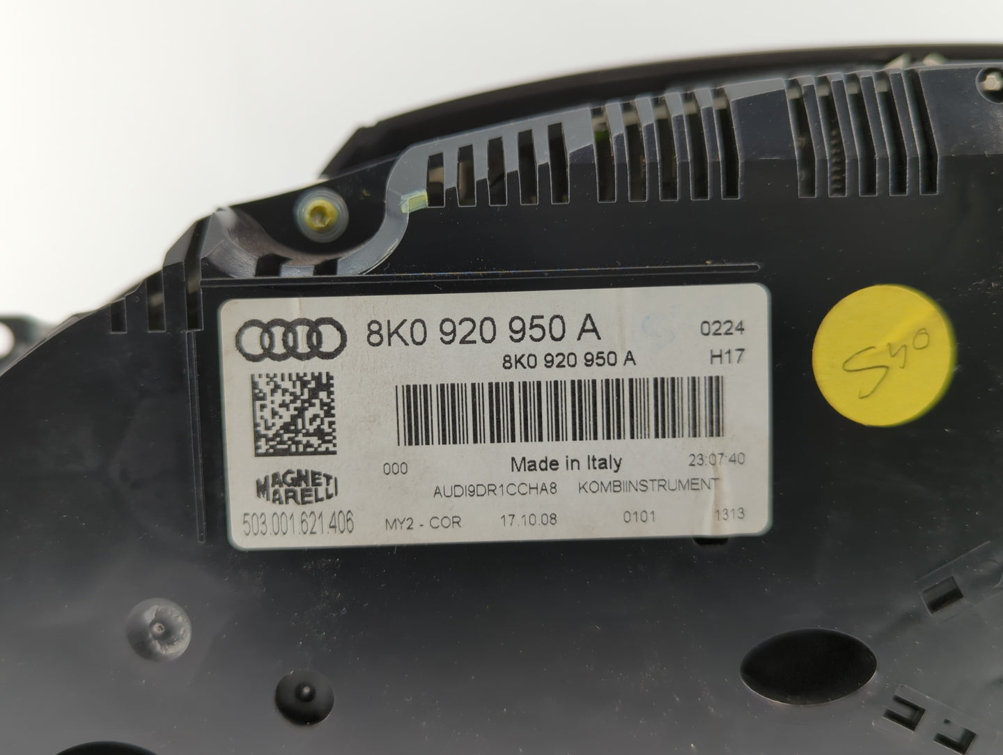 2009 Audi A4 Instrument Cluster Speedometer Gauges P/N:8K0 920 950 A 8K0920950A Fits OEM Used Auto Parts - Oemusedautoparts1