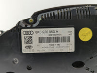 2009 Audi A4 Instrument Cluster Speedometer Gauges P/N:8K0 920 950 A 8K0920950A Fits OEM Used Auto Parts - Oemusedautoparts1