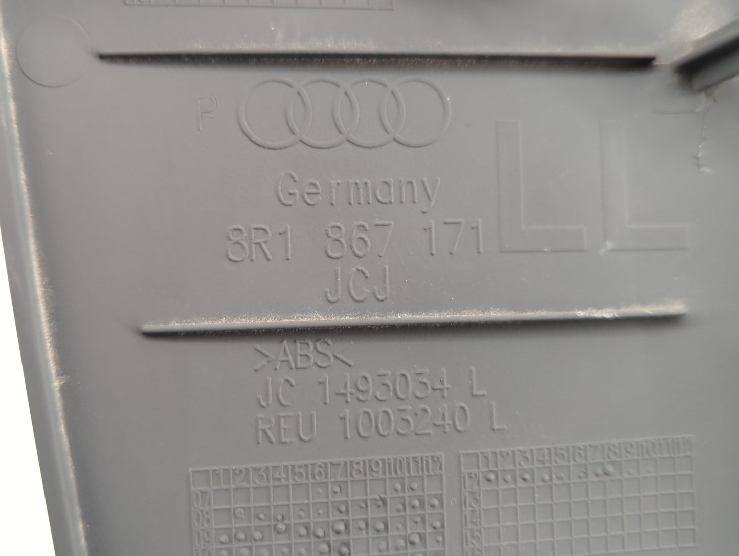 2009-2012 Audi A4 Master Power Window Switch Replacement Driver Side Left P/N:8K1 867 171 Fits Fits 2009 2010 2011 2012 OEM 