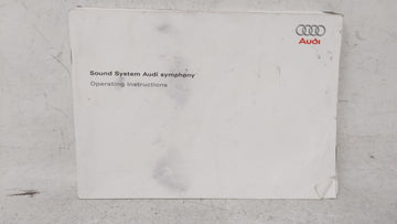 2009 Audi A4 Owners Manual Book Guide OEM Used Auto Parts