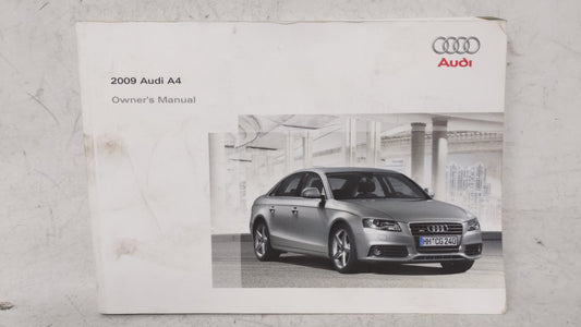 2009 Audi A4 Owners Manual Book Guide OEM Used Auto Parts - Oemusedautoparts1.com