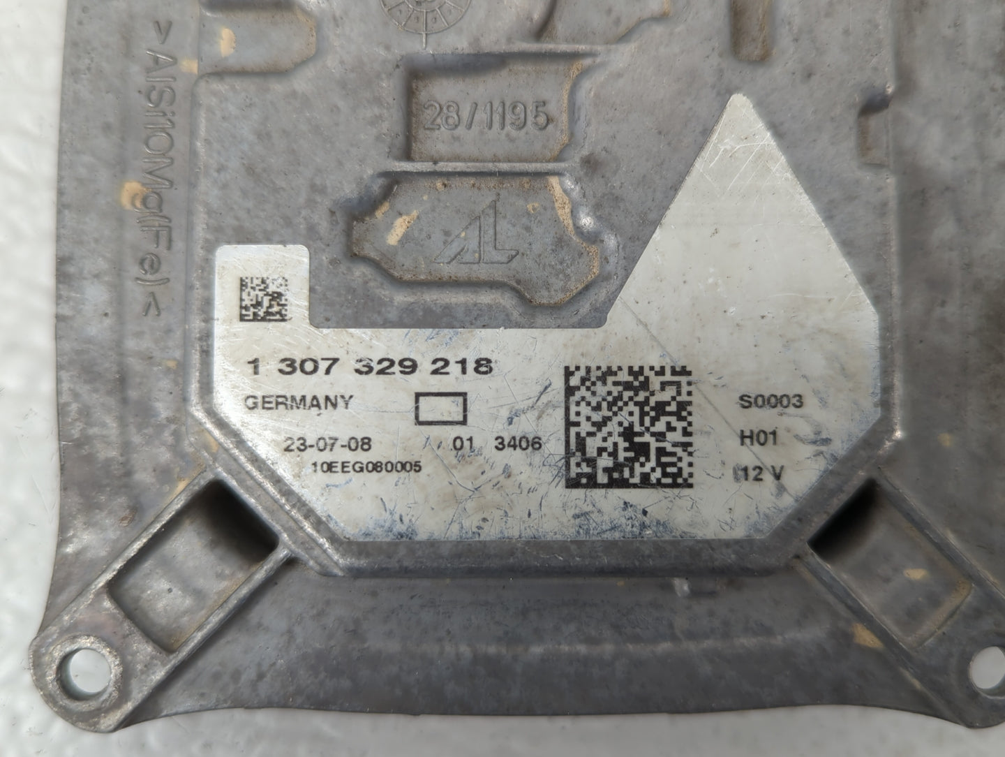 2004-2009 Audi A4 Headlight Ballast Head Light Silver Steel Metallic - Oemusedautoparts1.com