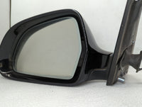 2009-2009 Audi A4 Driver Left Side View Manual Door Mirror Black - Oemusedautoparts1.com