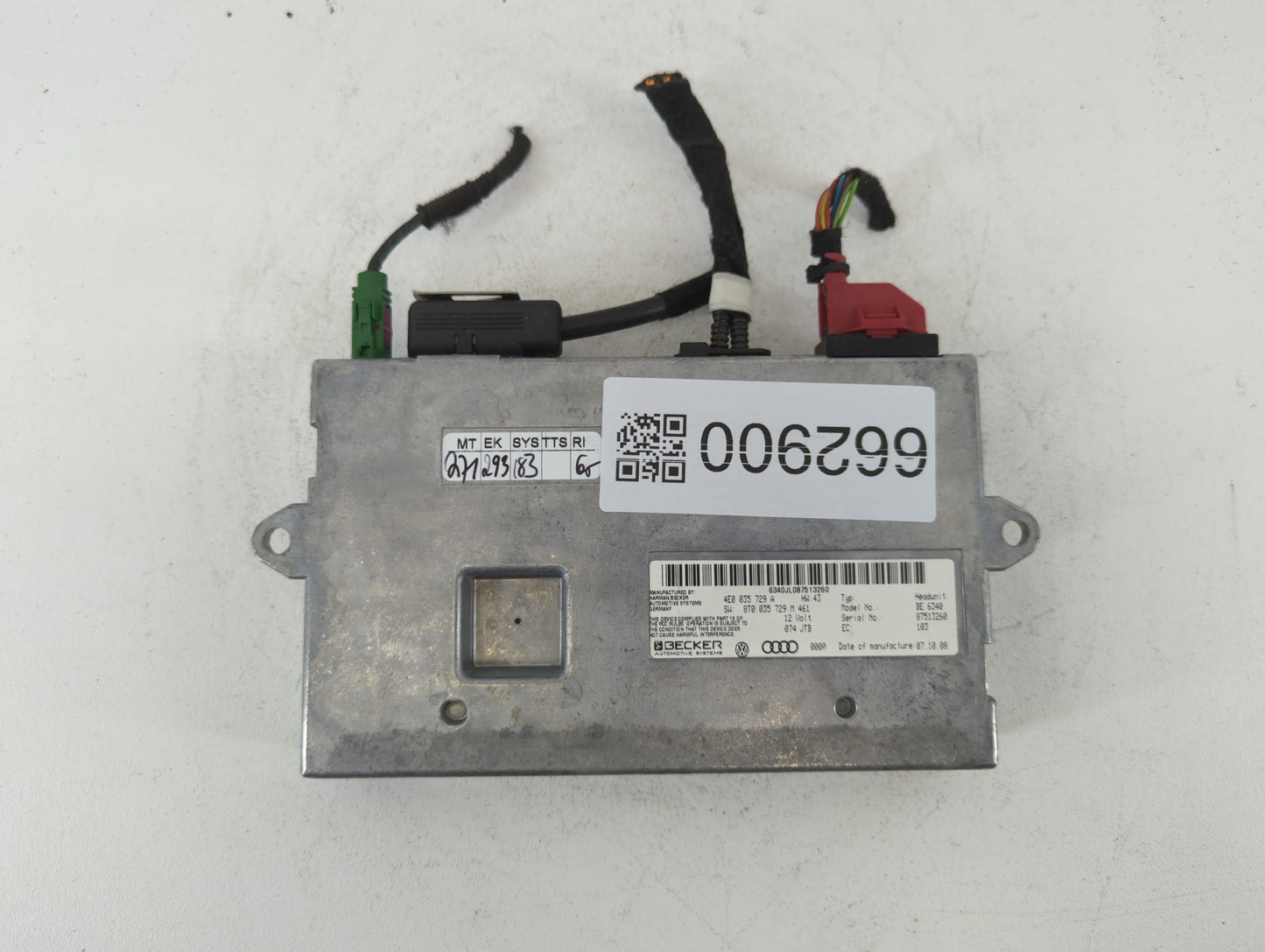 2009-2009 Audi A4 Am Fm Cd Player Radio Receiver - Oemusedautoparts1.com