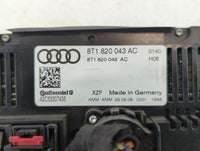 2009-2012 Audi A4 Climate Control Module Temperature AC/Heater Replacement P/N:8T1 820 043 AC Fits OEM Used Auto Parts - Oem