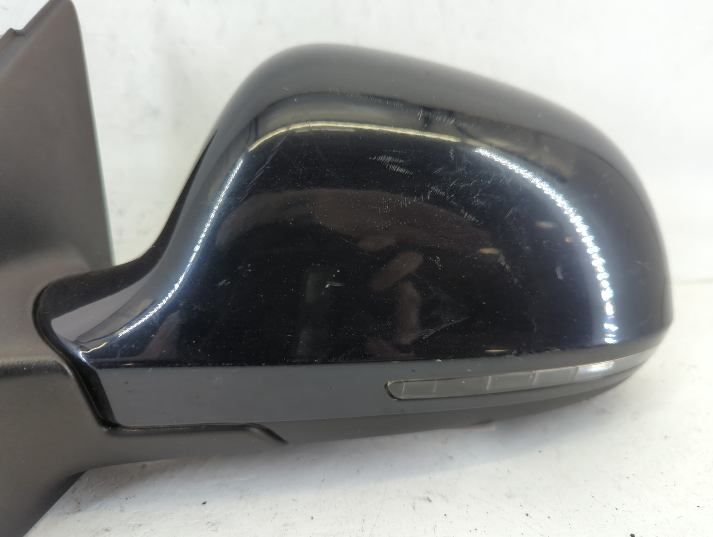 2009-2009 Audi A4 Driver Left Side View Manual Door Mirror Blue - Oemusedautoparts1.com