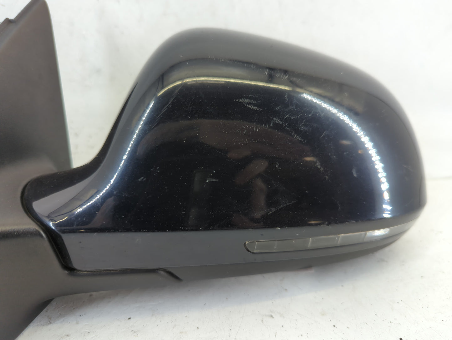2009-2009 Audi A4 Driver Left Side View Manual Door Mirror Blue - Oemusedautoparts1.com