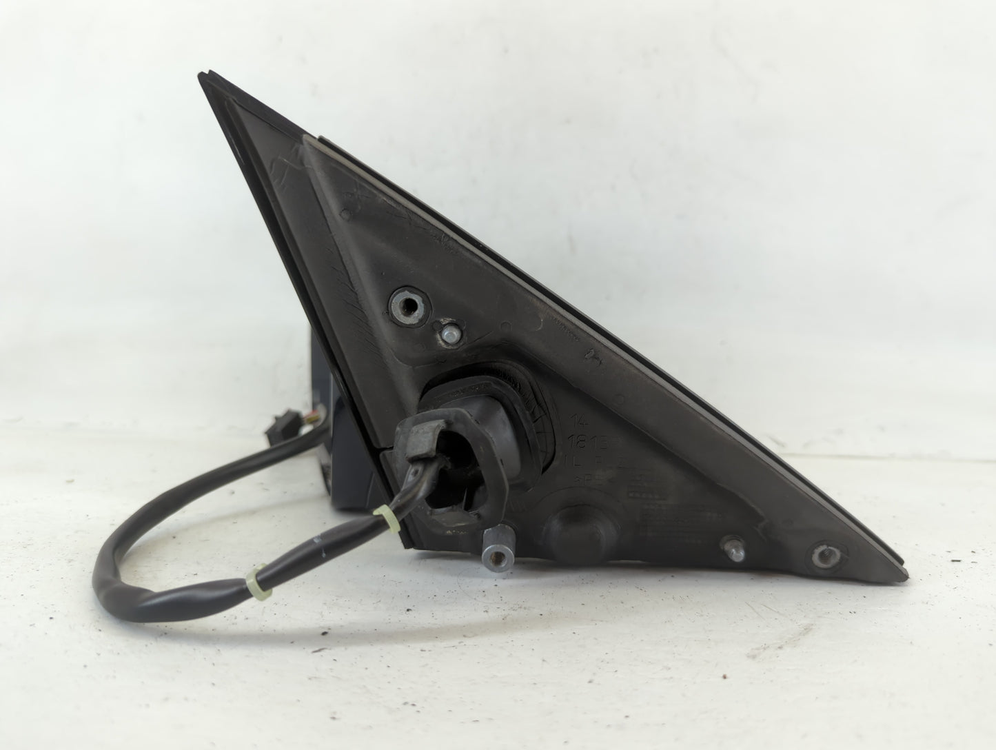2009-2009 Audi A4 Driver Left Side View Manual Door Mirror Blue - Oemusedautoparts1.com