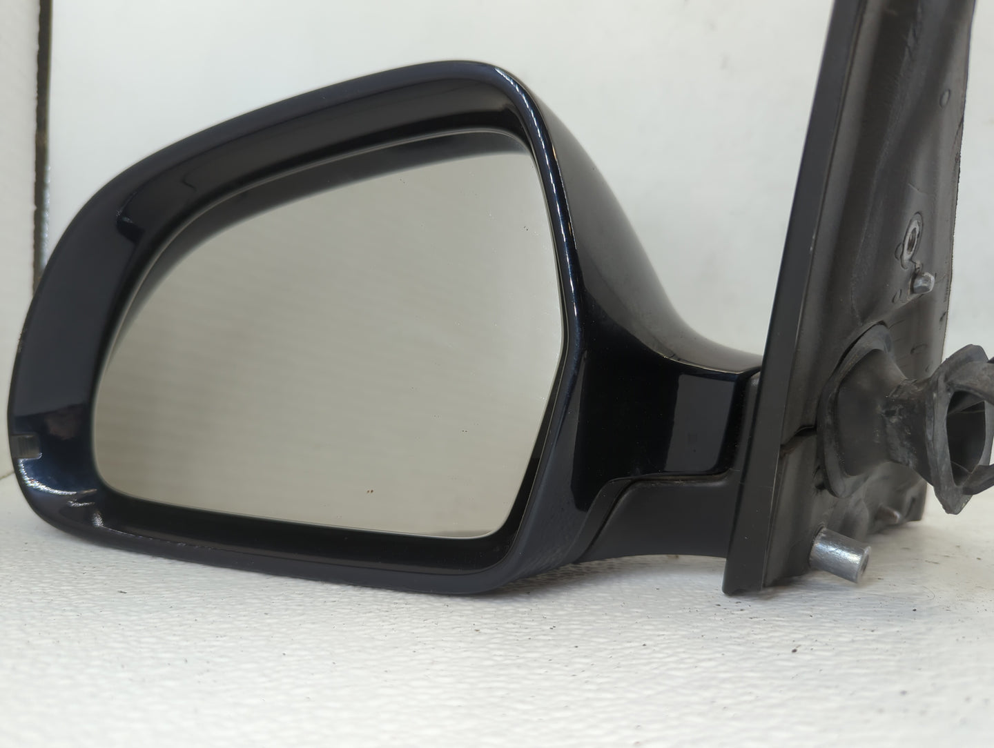 2009-2009 Audi A4 Driver Left Side View Manual Door Mirror Blue - Oemusedautoparts1.com