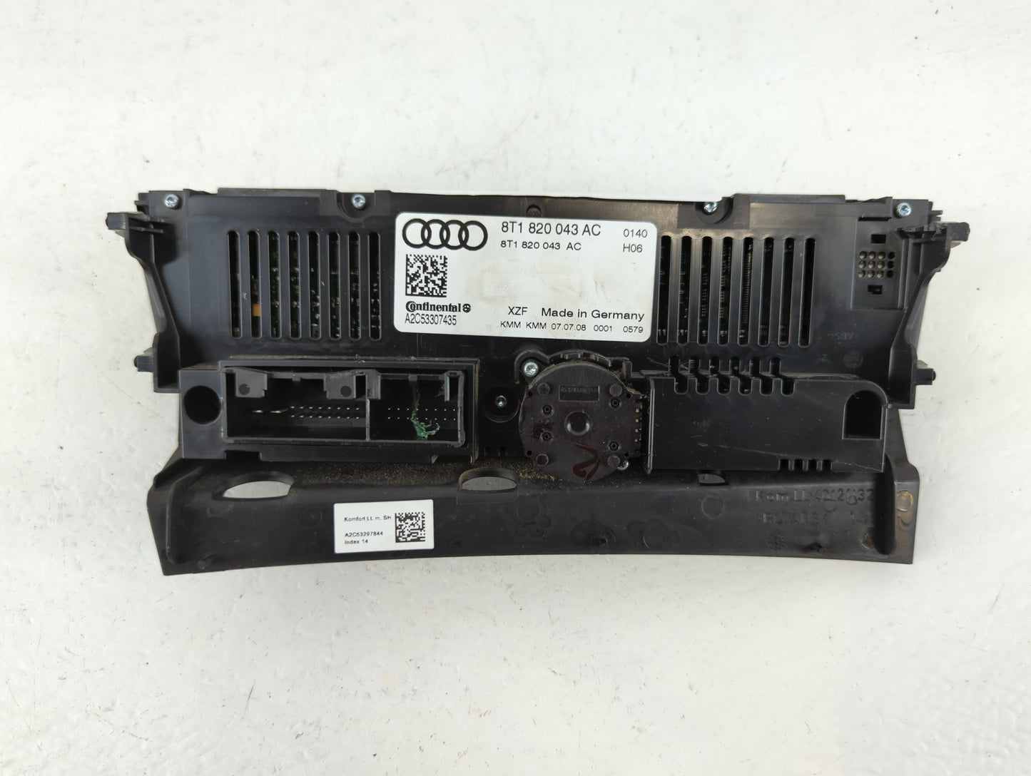 2009-2012 Audi A4 Climate Control Module Temperature AC/Heater Replacement P/N:8T1 820 043 AC Fits OEM Used Auto Parts - Oem