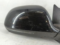 2009-2009 Audi A4 Passenger Right Side View Manual Door Mirror Black - Oemusedautoparts1.com