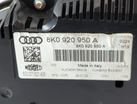 2009 Audi A4 Instrument Cluster Speedometer Gauges P/N:8K0 920 950 A Fits OEM Used Auto Parts - Oemusedautoparts1.com
