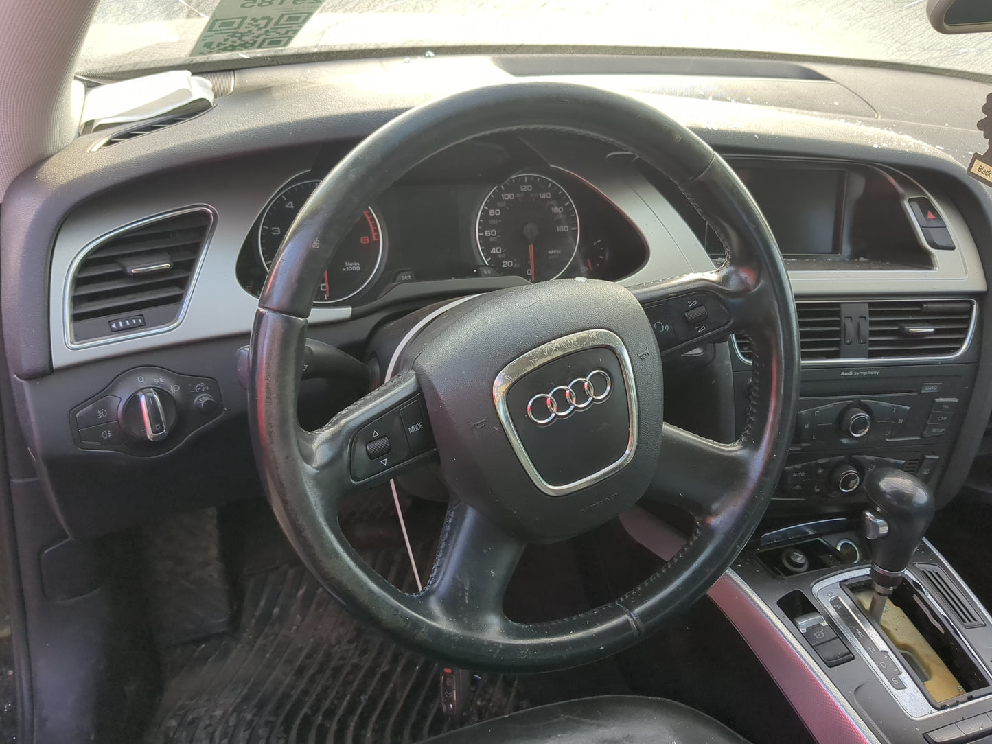 2009-2016 Audi A4 Quattro Air Bag Driver Left Steering Wheel Mounted - Oemusedautoparts1.com