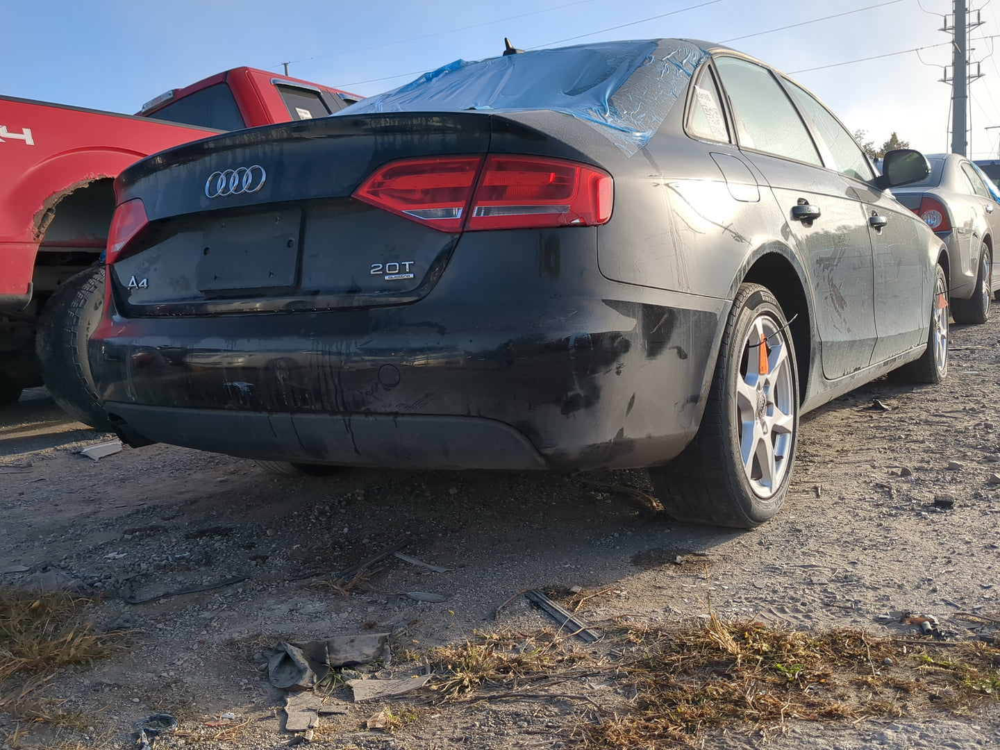 2009-2012 Audi A4 Quattro Rear Bumper Assembly Oem - Oemusedautoparts1.com