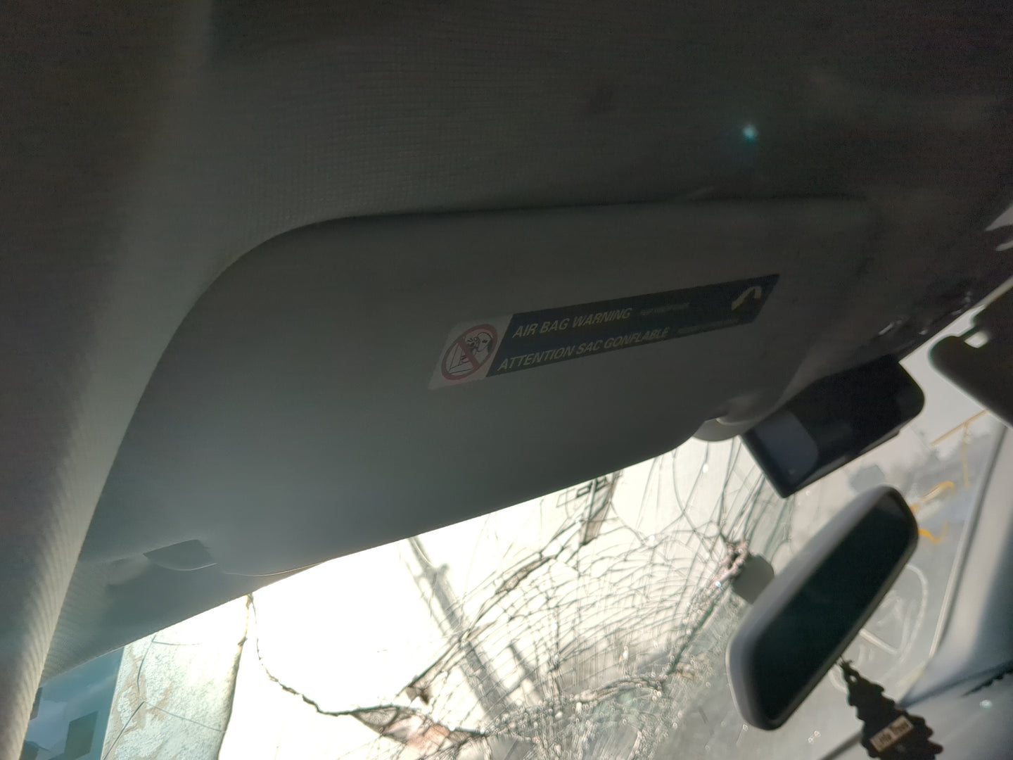 2009-2012 Audi A4 Quattro Sun Visor Shade Replacement Driver Left Mirror Fits Fits 2009 2010 2011 2012 OEM Used Auto Parts -