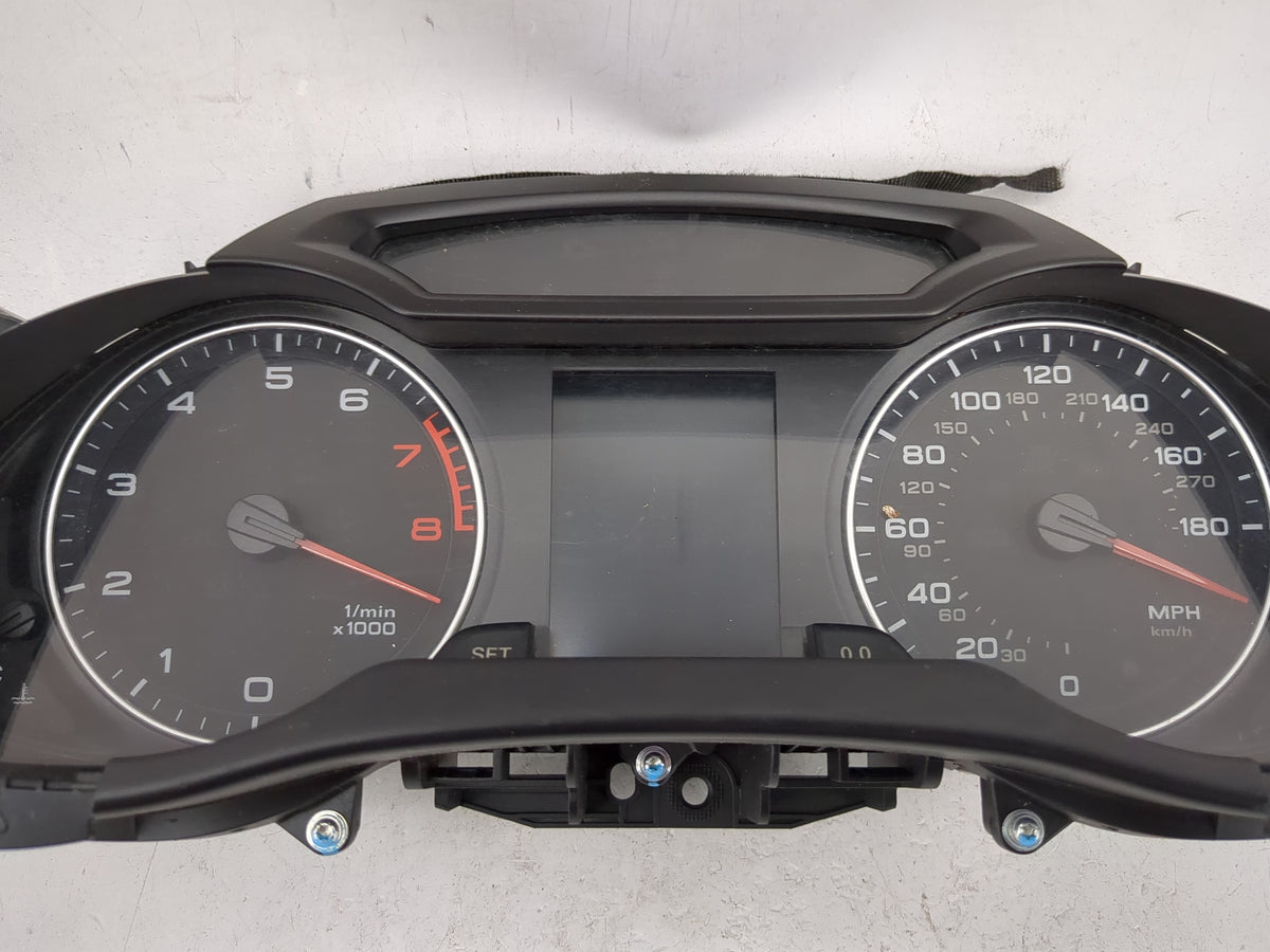 2009 Audi A4 Quattro Instrument Cluster Speedometer Gauges P/N:8K0920950A Miles:169K Fits OEM Used Auto Parts - Oemusedautop