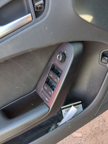 2009-2016 Audi A4 Quattro Master Power Window Switch Replacement Driver Side Left Fits OEM Used Auto Parts - Oemusedautopart