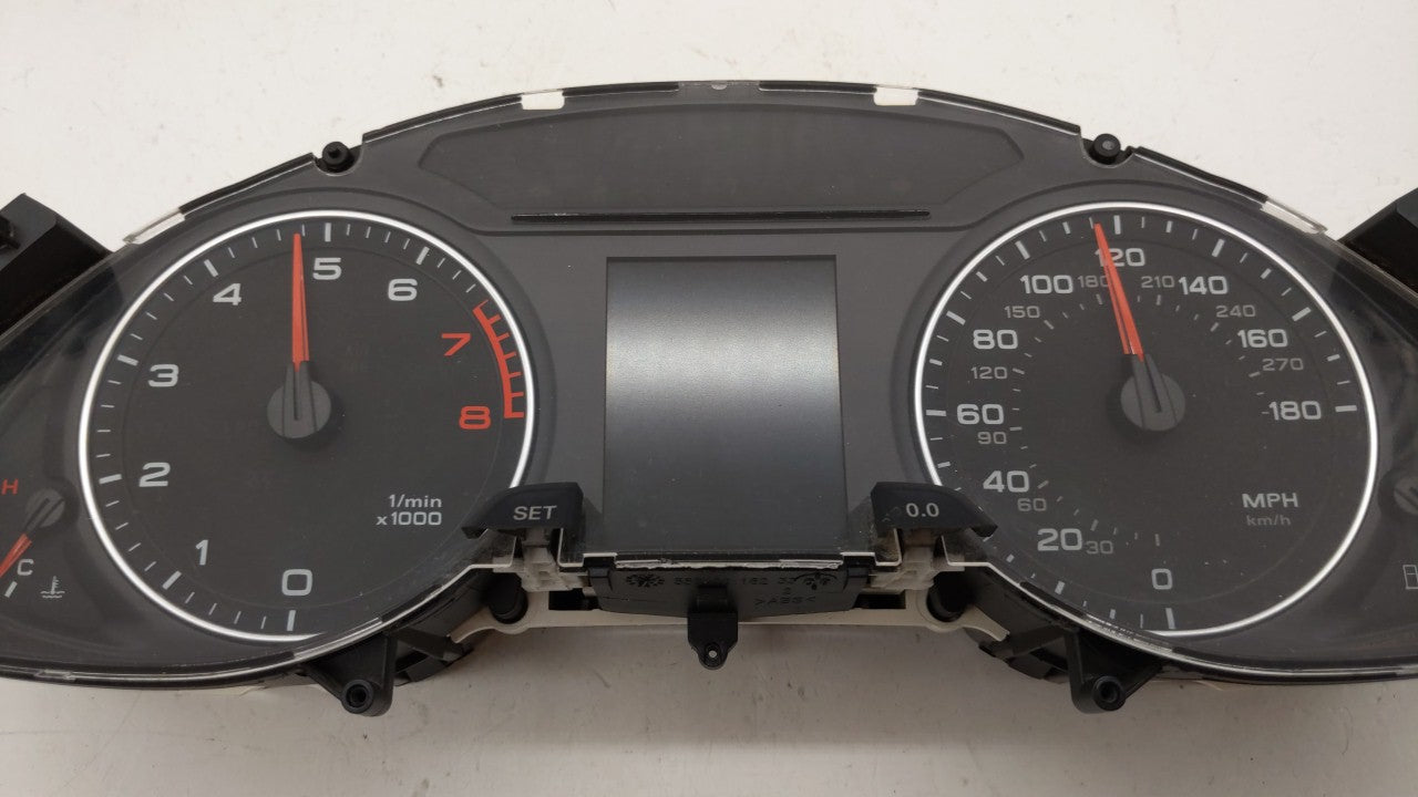 2009 Audi A4 Quattro Instrument Cluster Speedometer Gauges P/N:8K0 920 950 A 8K0920950A Fits OEM Used Auto Parts - Oemusedau