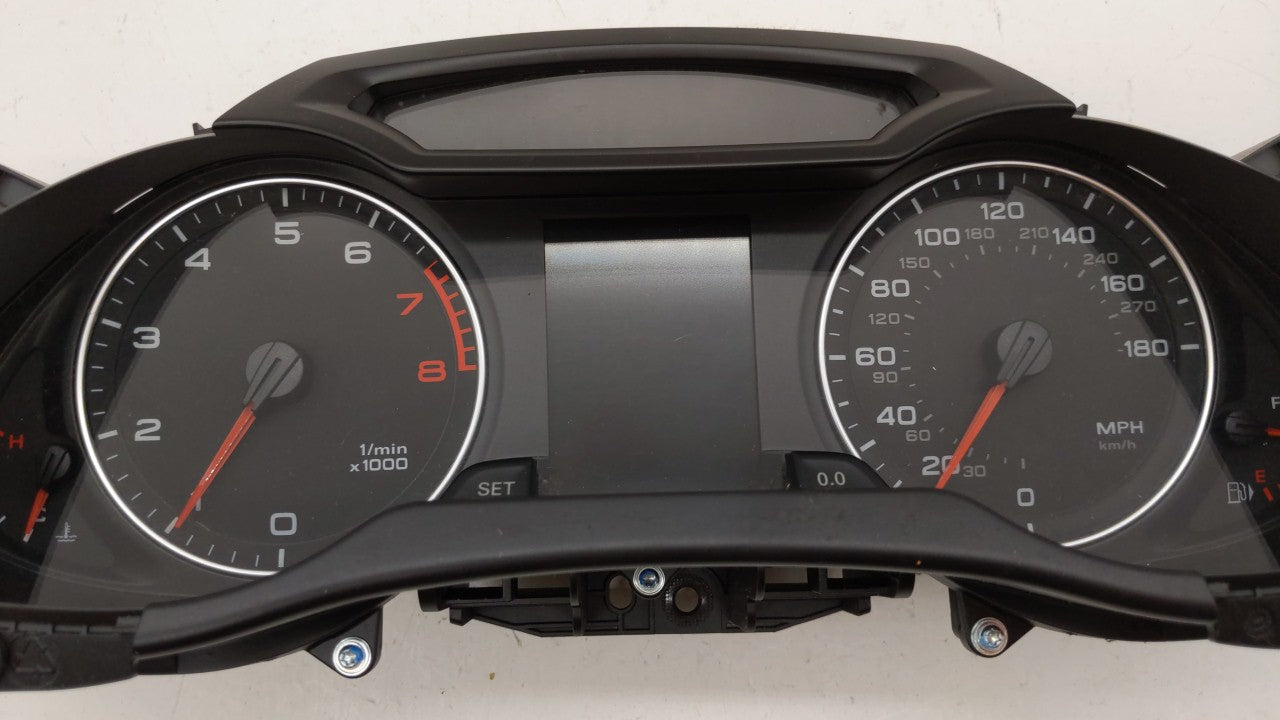 2009 Audi A4 Quattro Instrument Cluster Speedometer Gauges P/N:8K0 920 950 A 8K0920950A Fits OEM Used Auto Parts - Oemusedau