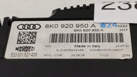 2009 Audi A4 Quattro Instrument Cluster Speedometer Gauges P/N:8K0 920 950 A 8K0920950A Fits OEM Used Auto Parts - Oemusedau