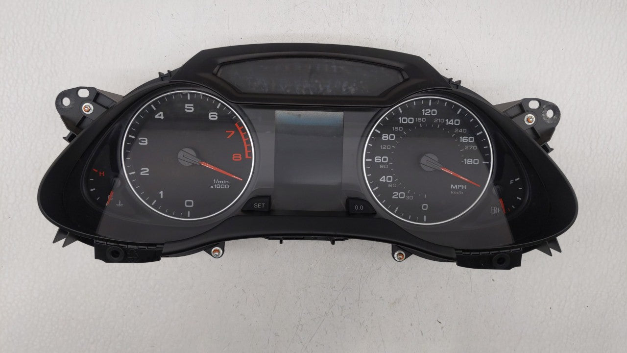 2009 Audi A4 Quattro Instrument Cluster Speedometer Gauges P/N:8K0 920 950 A 8K0920950A Fits OEM Used Auto Parts - Oemusedau