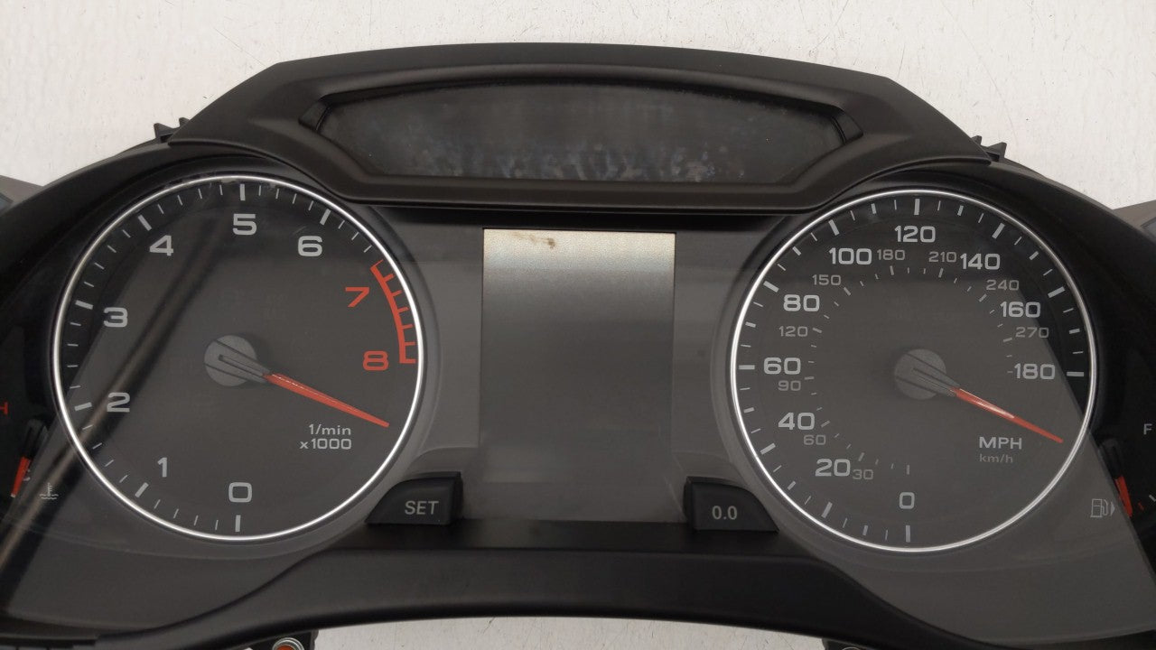 2009 Audi A4 Quattro Instrument Cluster Speedometer Gauges P/N:8K0 920 950 A 8K0920950A Fits OEM Used Auto Parts - Oemusedau