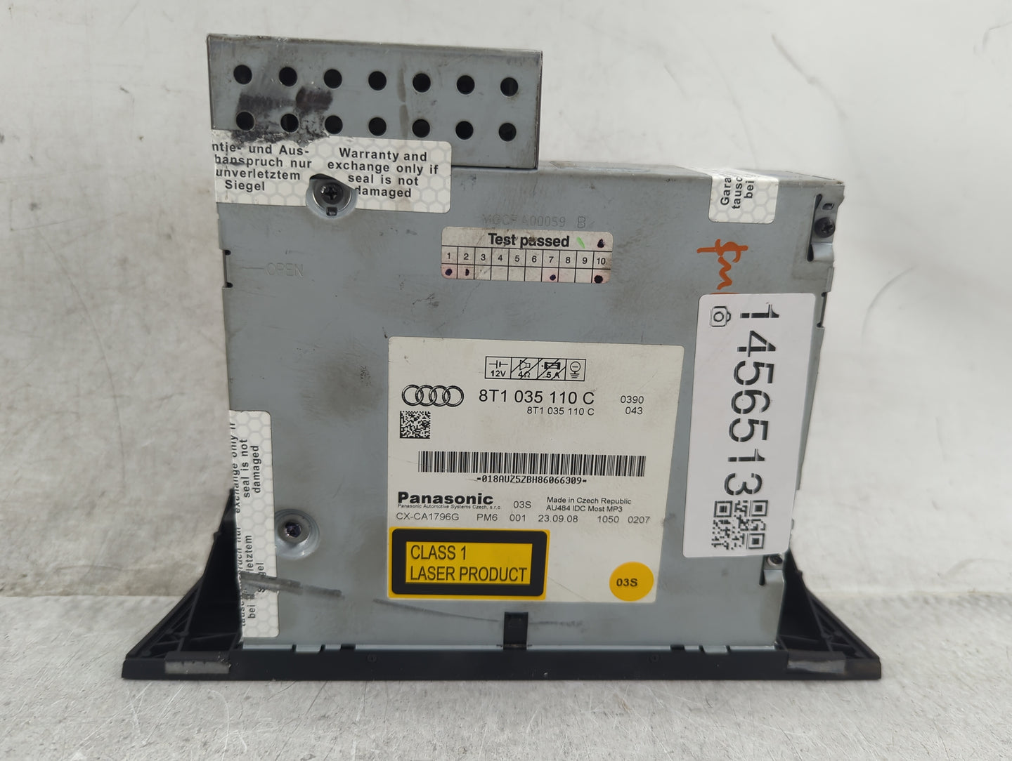 2008-2009 Audi A5 Multi Media Audio Radio Receiver Player Oem - Oemusedautoparts1.com