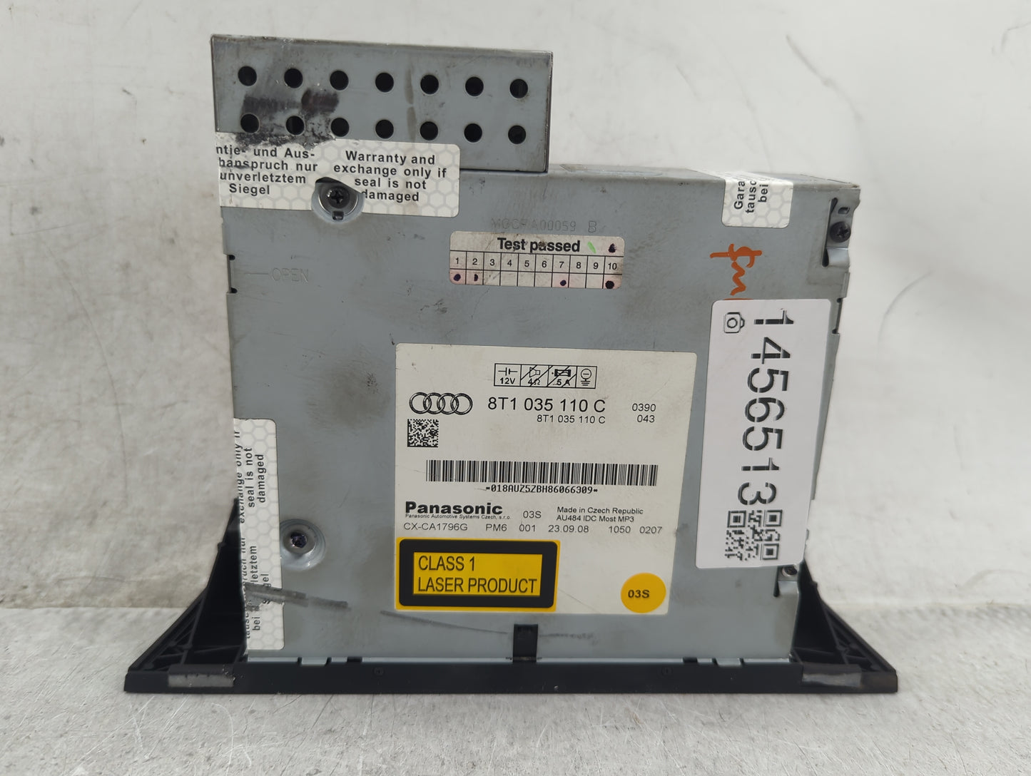 2008-2009 Audi A5 Multi Media Audio Radio Receiver Player Oem - Oemusedautoparts1.com