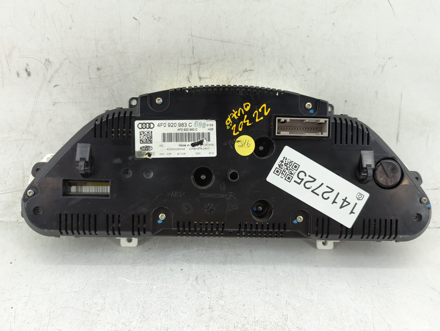 2009-2010 Audi A6 PCM Engine Control Computer ECU ECM PCU OEM P/N:4F0920983C Fits Fits 2009 2010 OEM Used Auto Parts - Oemus