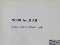 2009 Audi A6 Owners Manual Book Guide P/N:2915614F223 OEM Used Auto Parts - Oemusedautoparts1.com