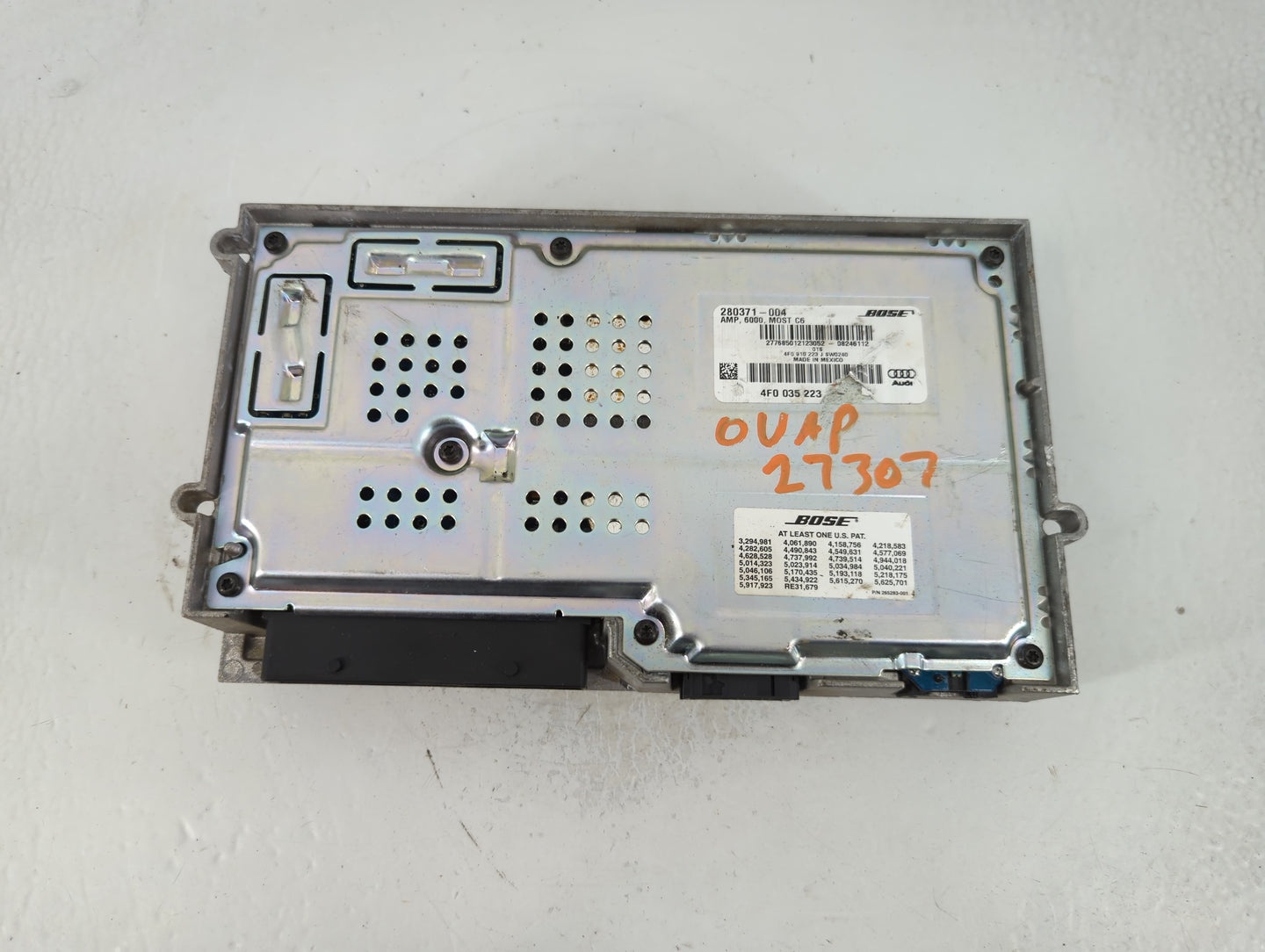 2007-2013 Audi A6 Radio AM FM Cd Player Receiver Replacement P/N:280371-004 4F0 035 223 A Fits OEM Used Auto Parts - Oemused