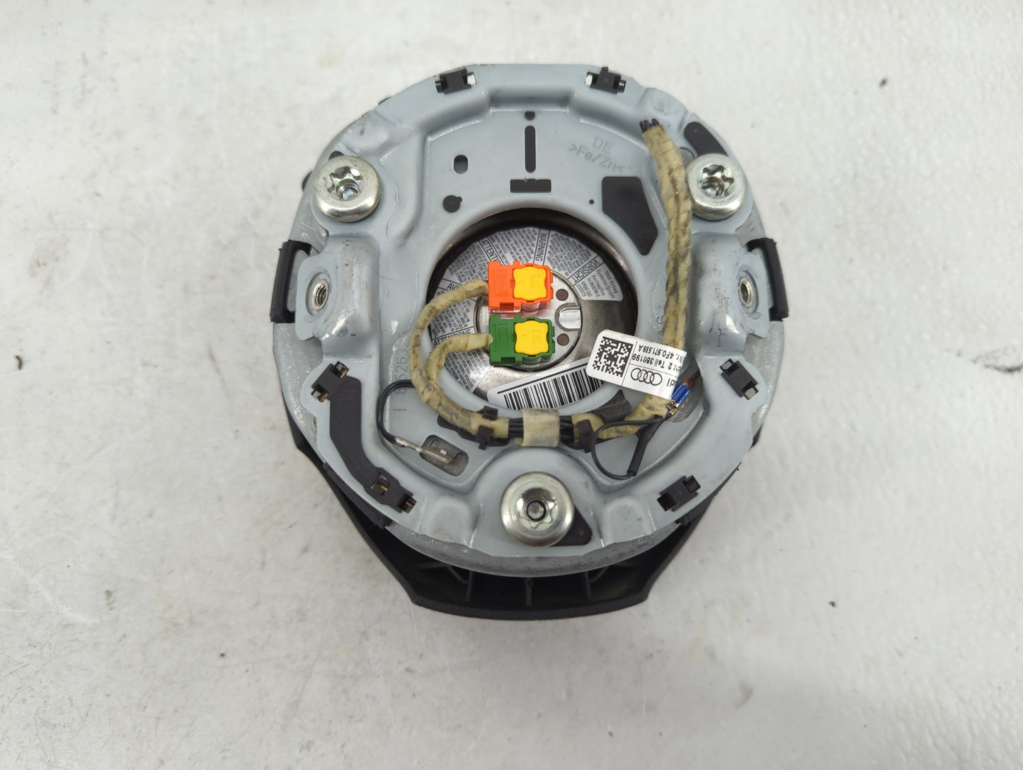 2007-2010 Audi Q7 Air Bag Driver Left Steering Wheel Mounted P/N:4L0 880 201 Q 6PS Fits Fits 2007 2008 2009 2010 OEM Used Au
