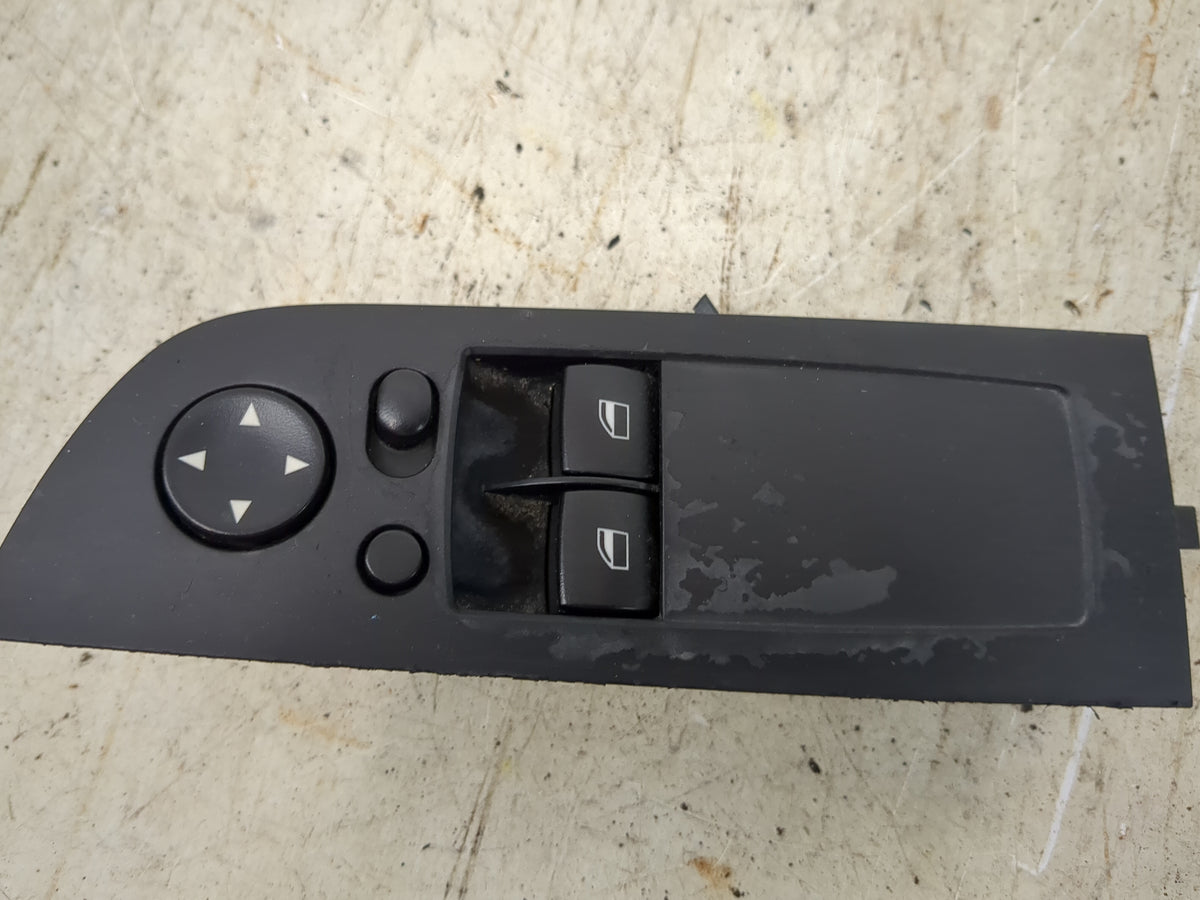 2009 Bmw 328i Master Power Window Switch Replacement Driver Side Left P/N:9132162-02 Fits OEM Used Auto Parts - Oemusedautop