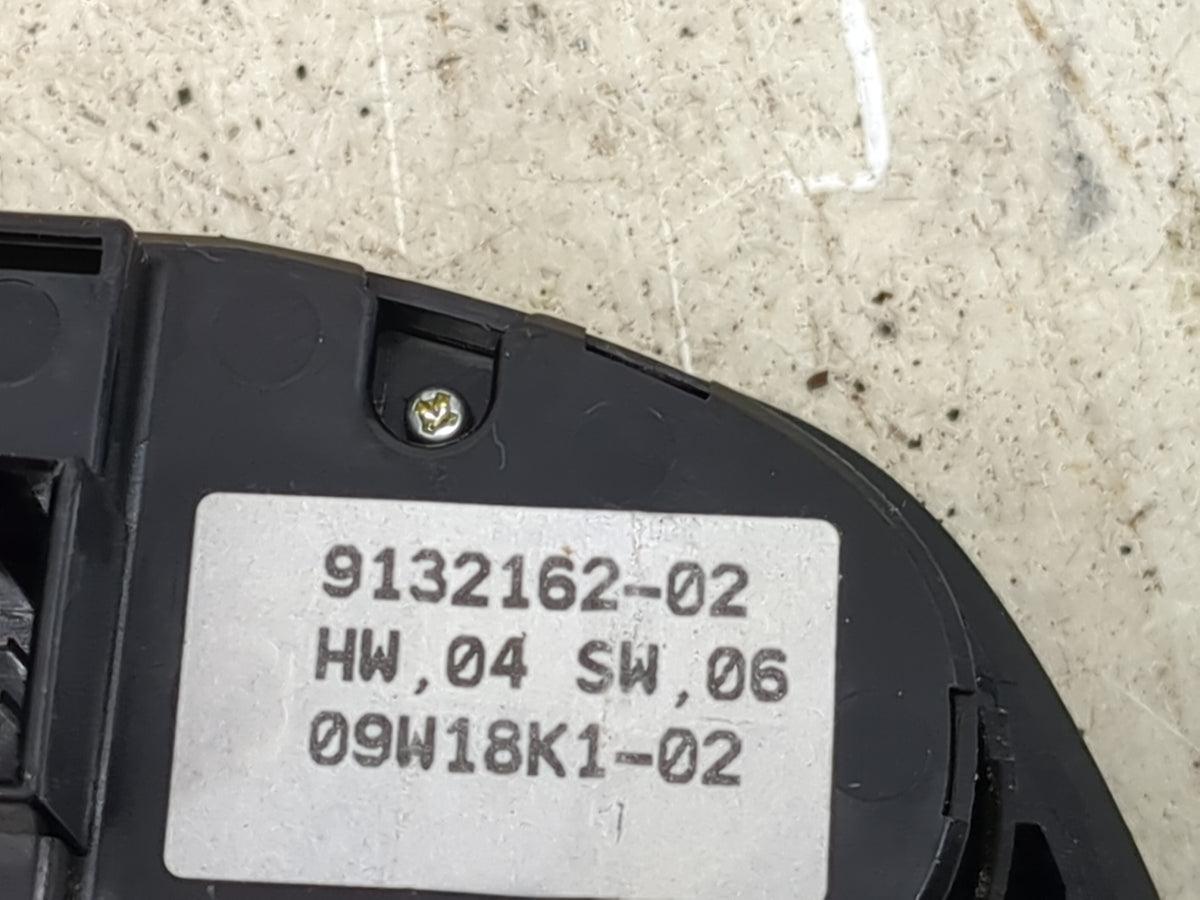 2009 Bmw 328i Master Power Window Switch Replacement Driver Side Left P/N:9132162-02 Fits OEM Used Auto Parts - Oemusedautop
