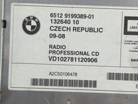 2009 Bmw 328xi Radio AM FM Cd Player Receiver Replacement P/N:65129199389-01 9199389-01, A2C50106478 Fits Fits 2008 OEM Used