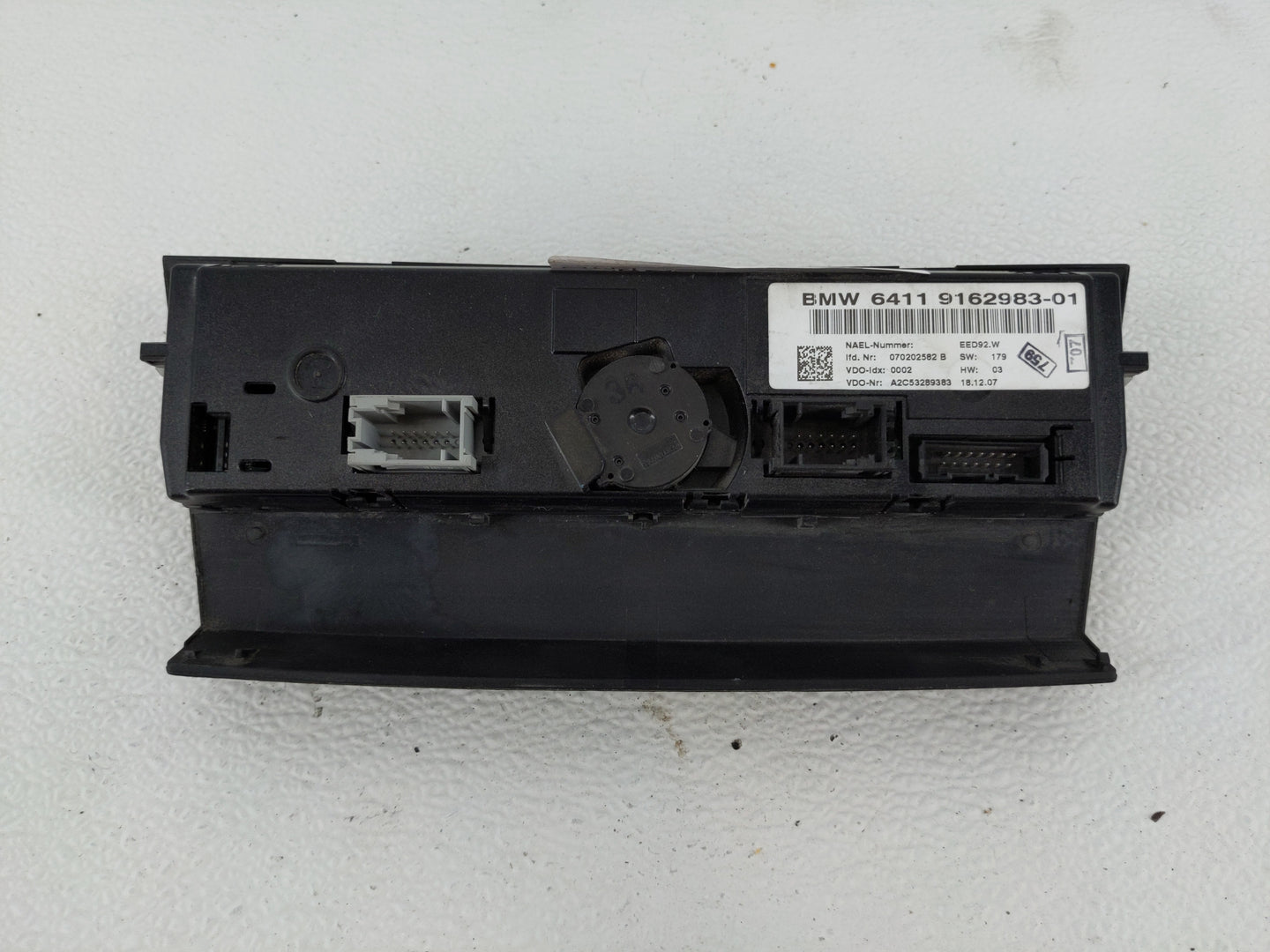 2007-2010 Bmw 328i Climate Control Module Temperature AC/Heater Replacement P/N:6411 91992983-0 Fits Fits 2007 2008 2009 201