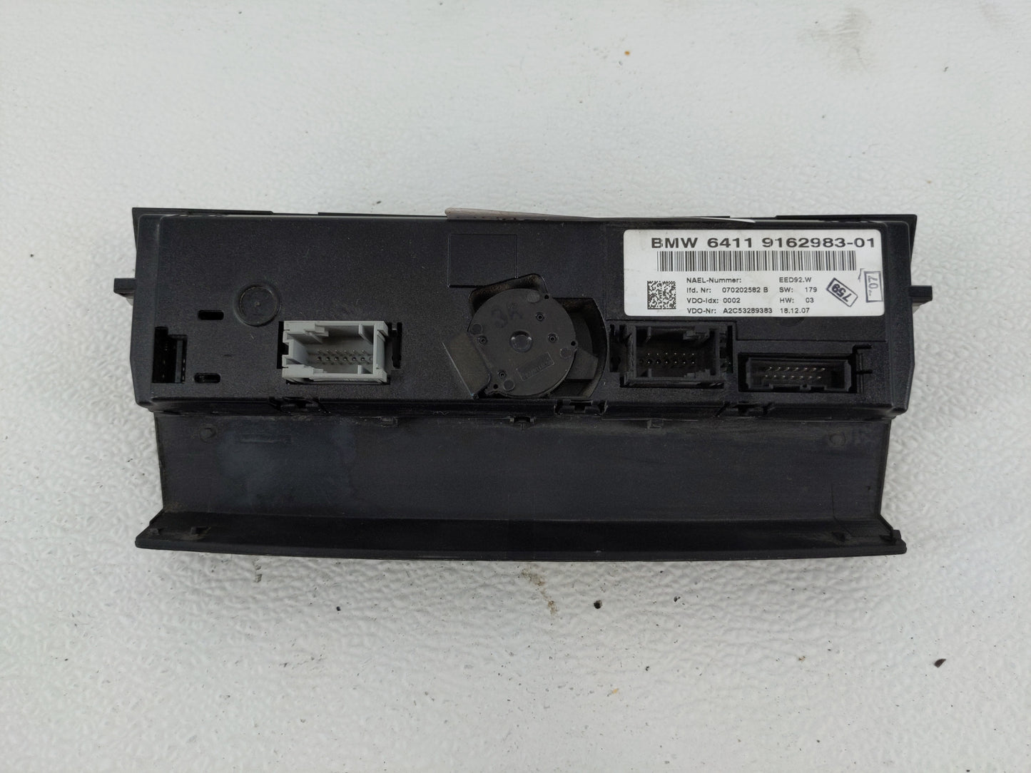 2007-2010 Bmw 328i Climate Control Module Temperature AC/Heater Replacement P/N:6411 91992983-0 Fits Fits 2007 2008 2009 201