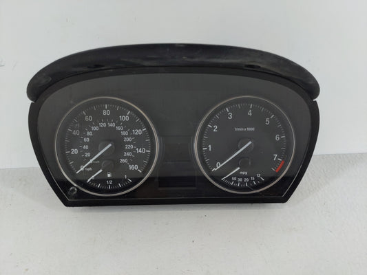 2007-2010 Bmw 328i Instrument Cluster Speedometer Gauges P/N:9187066-01 Fits Fits 2007 2008 2009 2010 OEM Used Auto Parts - 