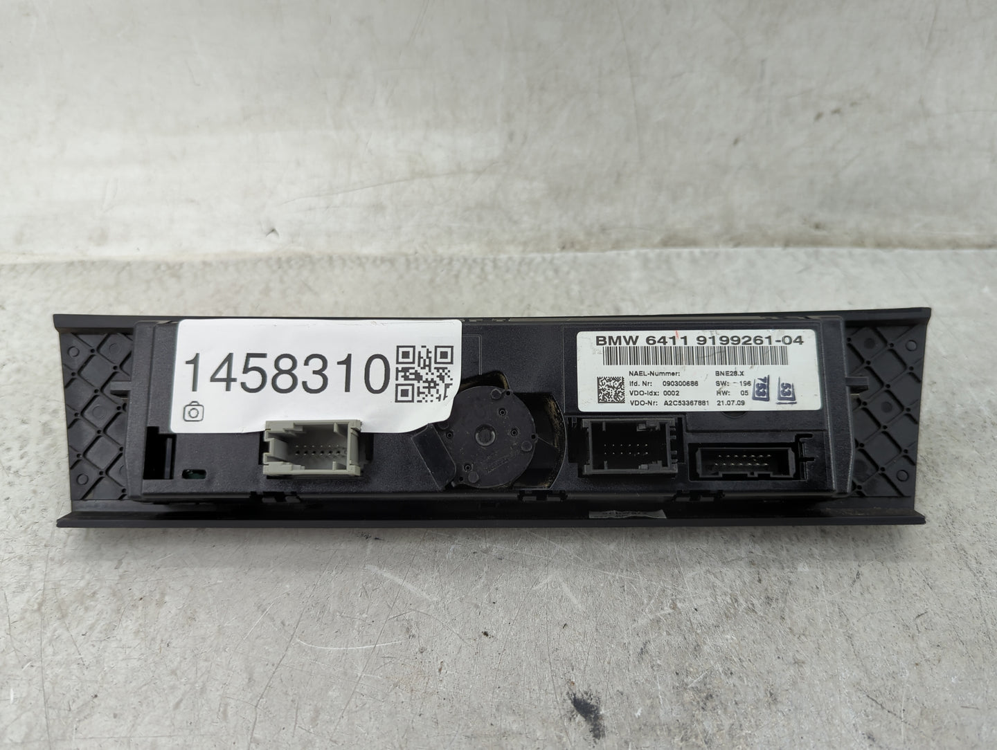 2007-2010 Bmw 328i Climate Control Module Temperature AC/Heater Replacement P/N:9199261-04 Fits Fits 2007 2008 2009 2010 OEM