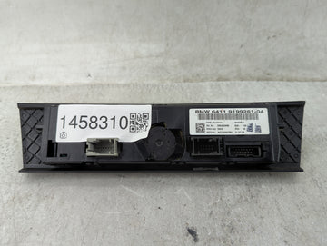 2007-2010 Bmw 328i Climate Control Module Temperature AC/Heater Replacement P/N:9199261-04 Fits Fits 2007 2008 2009 2010 OEM Used Auto Parts